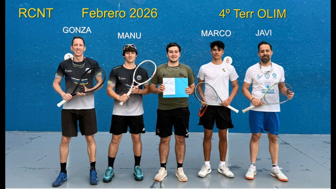 2026 02 - 4º Terr Frontenis OLIM - Parrado Marco & Gonzalo Manu - Muere 2º set