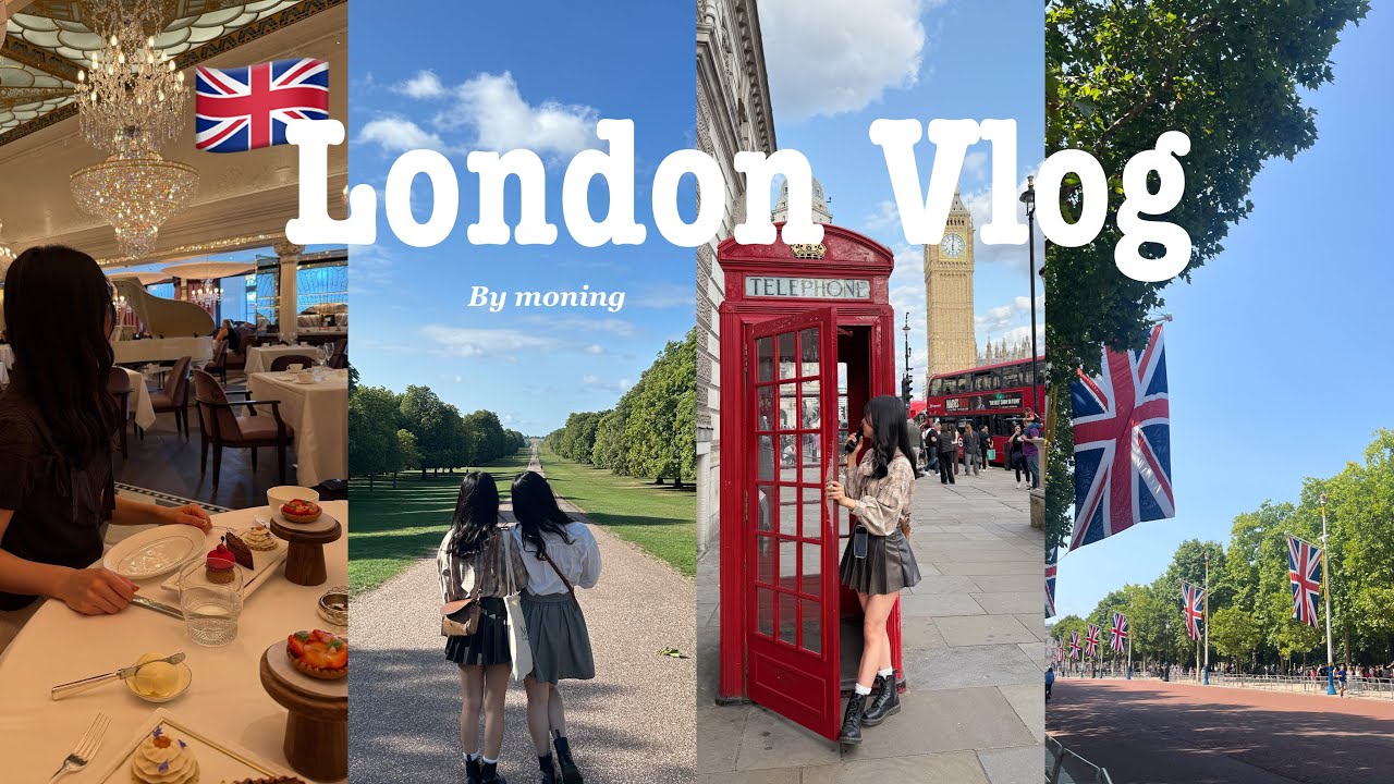 [ロンドン vlog]初めてのロンドンで4日間満喫した様子をお届け🇬🇧| アフタヌーンティー🫖|ロンドン観光⭐️|衛兵交代etc…