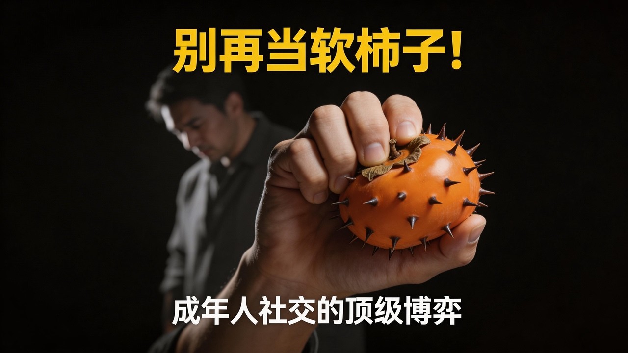 越善良，越被欺負？這才是成年人社交的殘酷真相。為什麼你總是那個“好說話”的軟柿子？