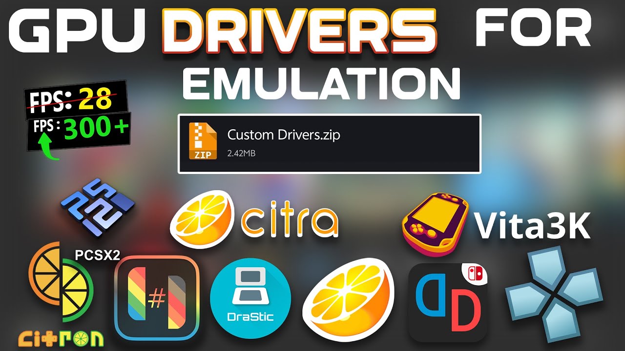Custom Drivers for Emulators: YUZU, CITRA, PPSSPP, DOLPHIN | Boost Performance on Android Emulation
