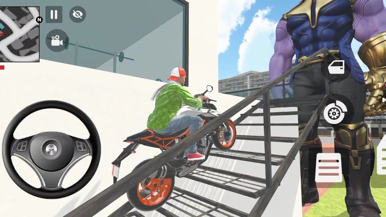 😍🥳Franklin places 1️⃣All vehicle bike's 2️⃣ on the roof of his house 🏠💥😱 indian Theft auto 😍💥