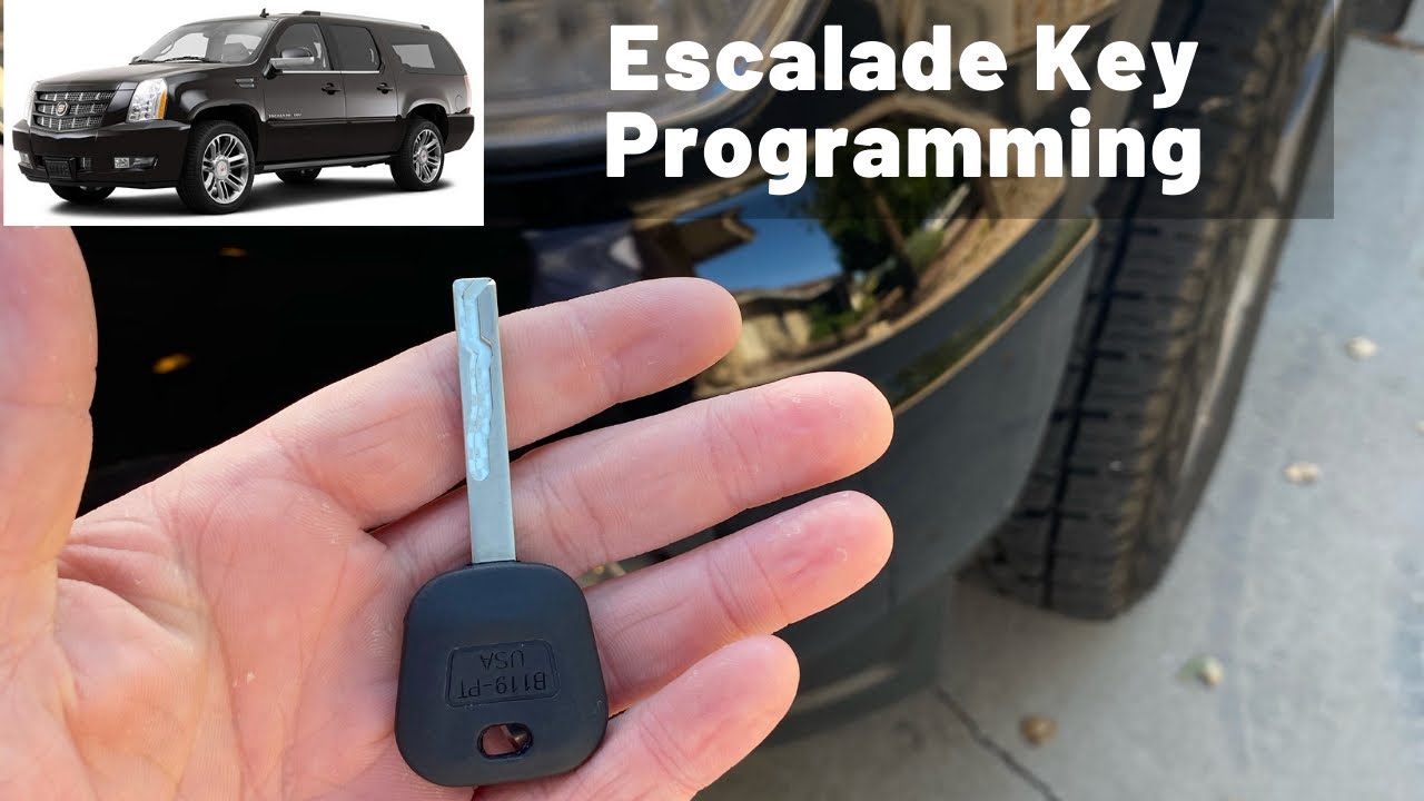 How To Program A Cadillac Escalade 2007 - 2014 Key DIY Transponder Chip Ignition - All Keys Lost