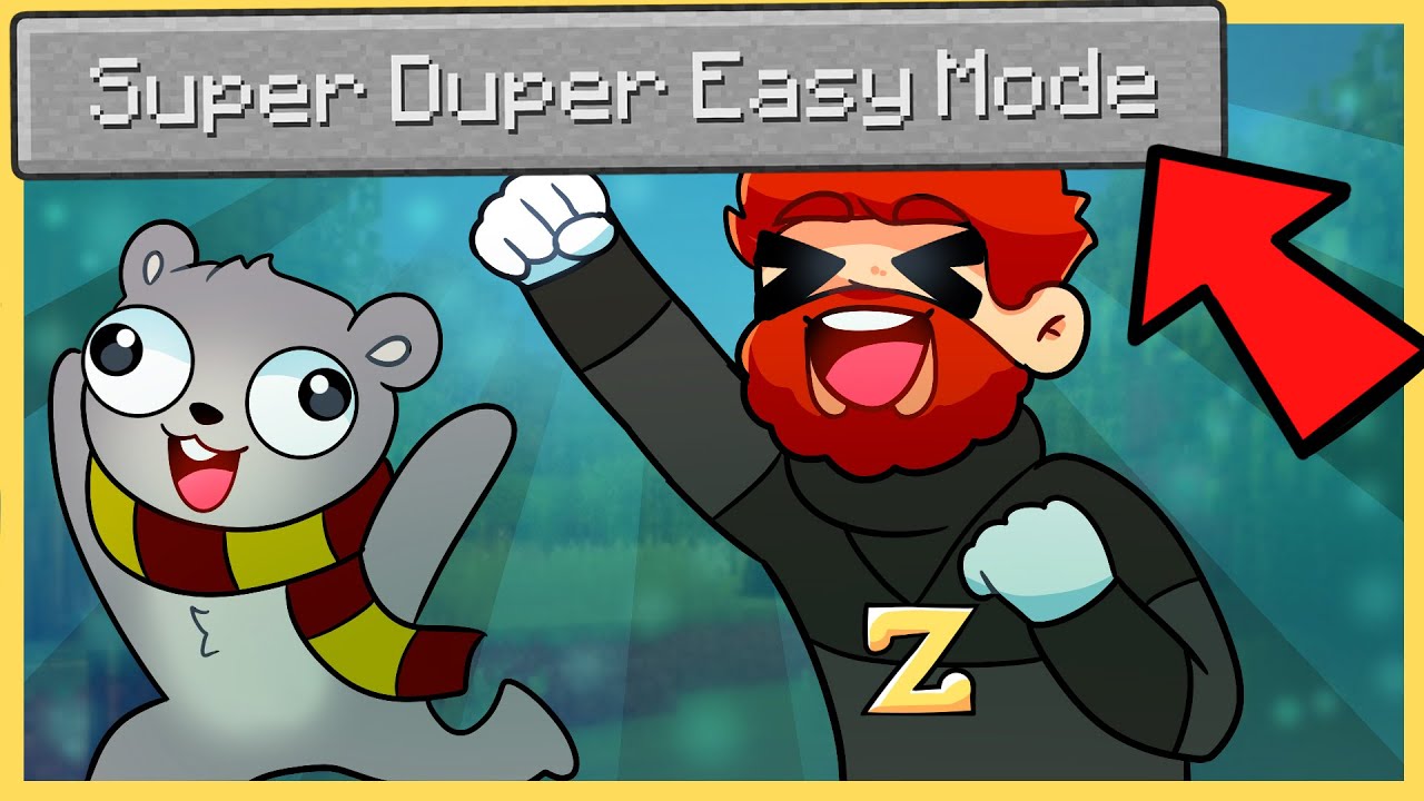 Super Duper Easy Mode Minecraft Parkour!!