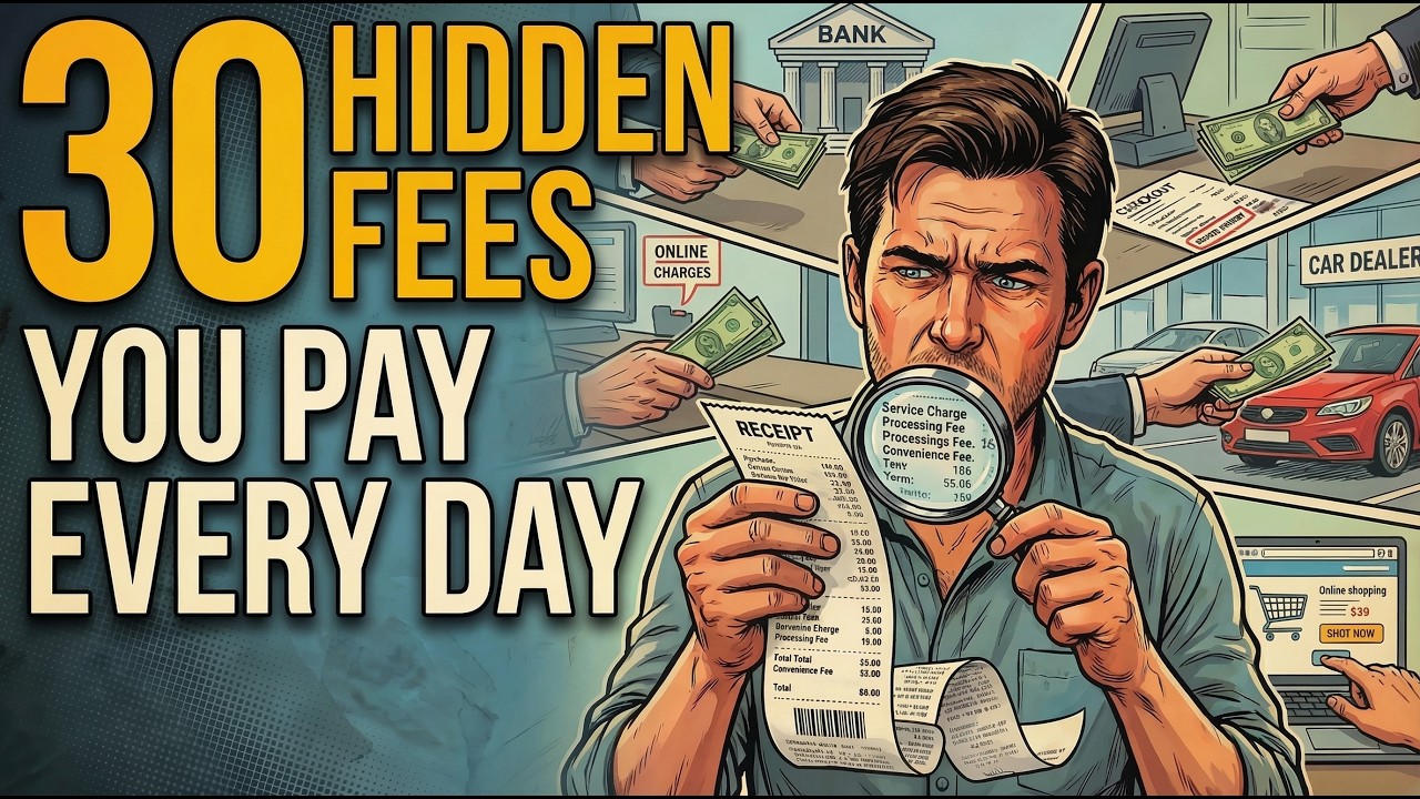 30 Hidden Fees Draining Your Bank Account Every Day