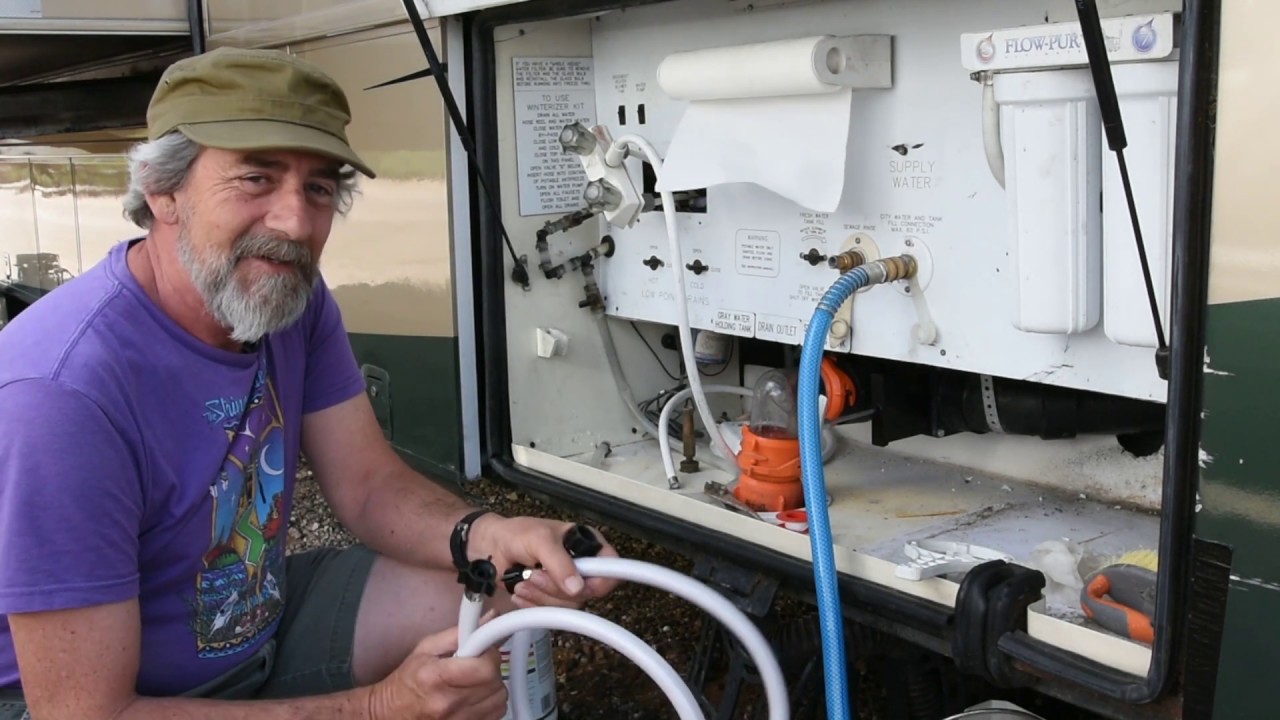 RV How To Replace the outside shower faucet assembly