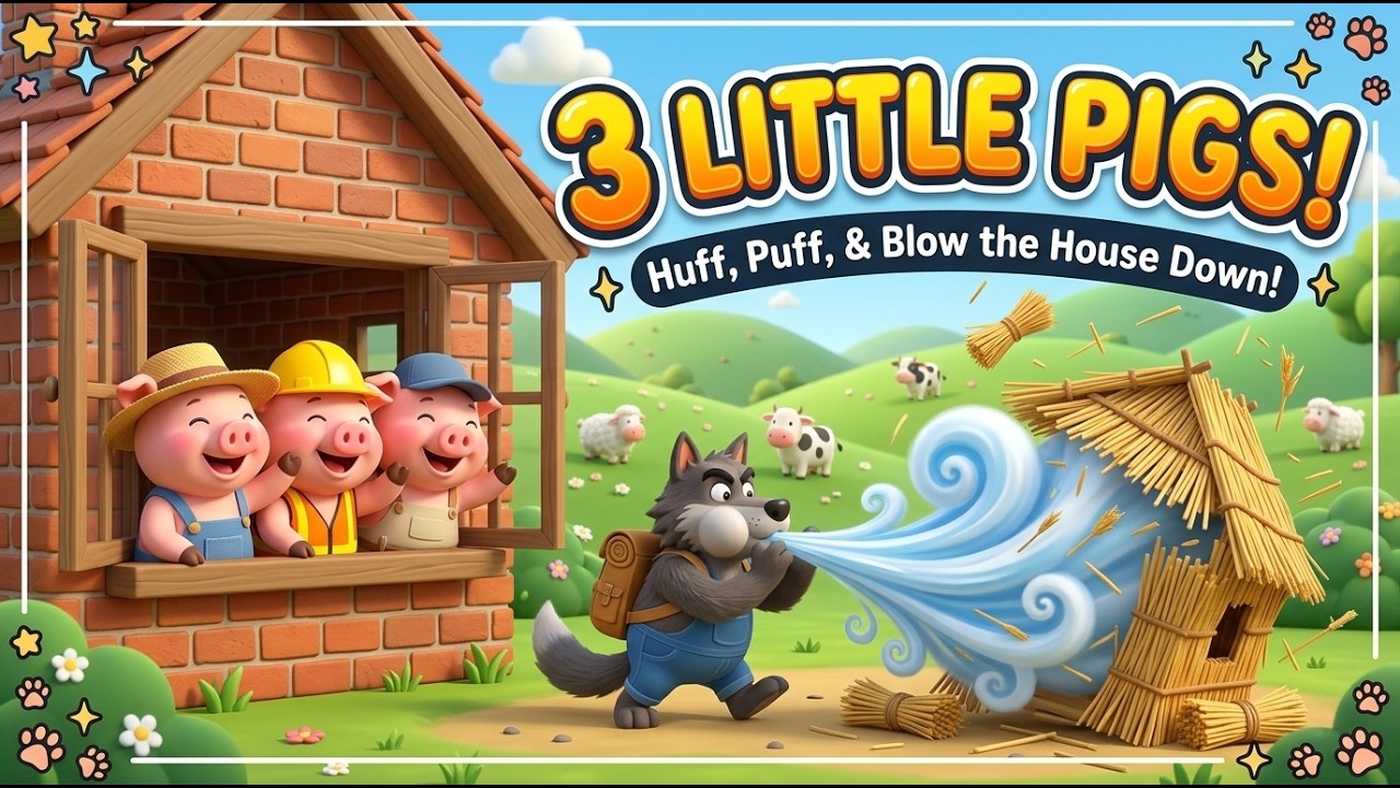3 Little Pigs Song For Kids