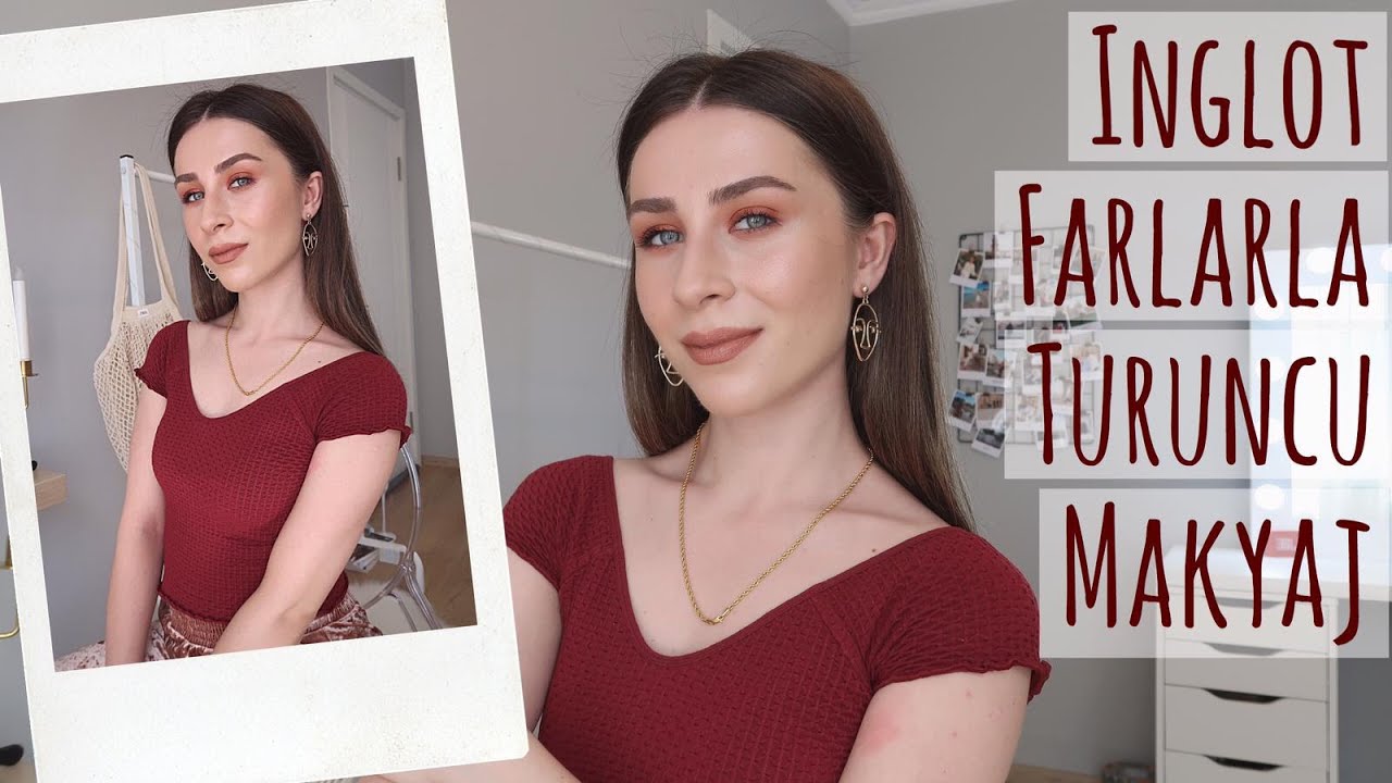 Inglot Farlarla Turuncu Tonlarda Makyaj | INGLOT