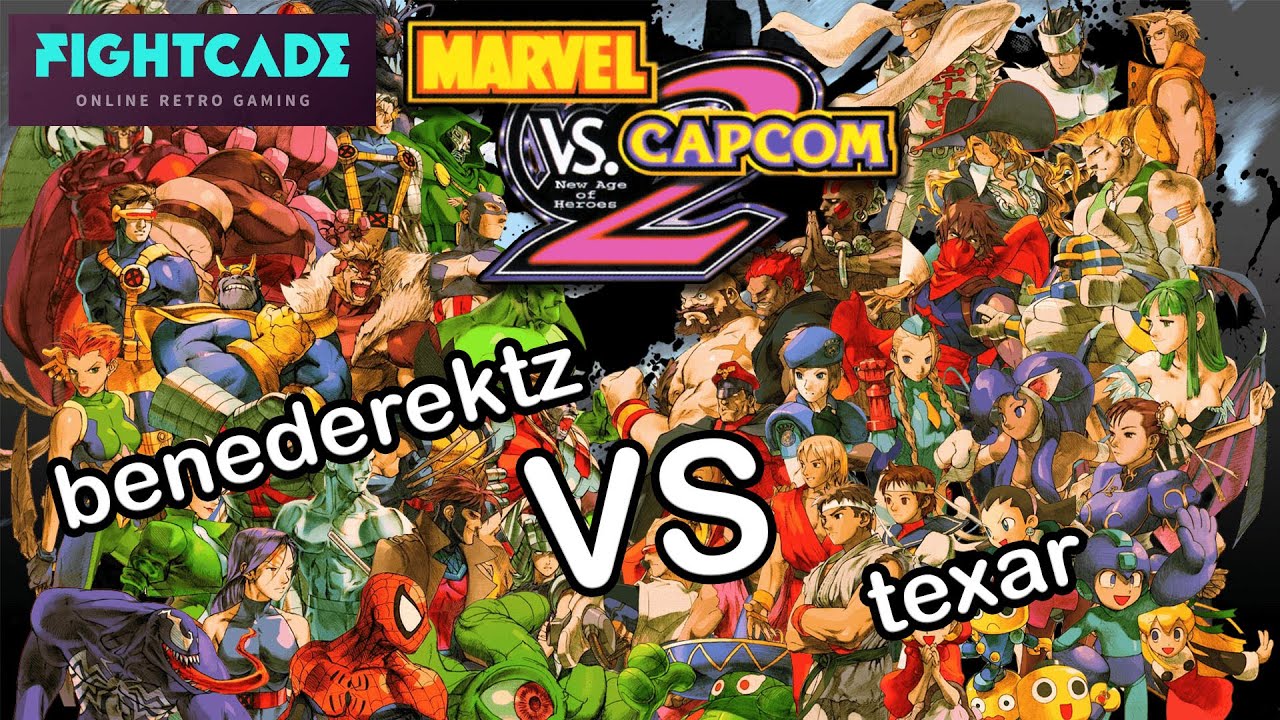 MvC2 - Fightcade Archive Casuals - benederektz vs texar - Full Game set