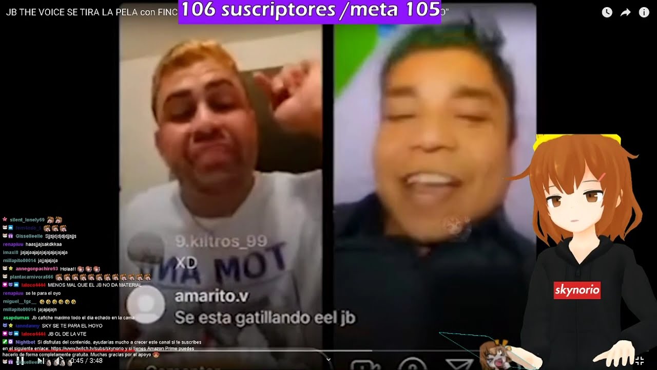 skynorio reacciona a pelea epica de jb the voice vs finche