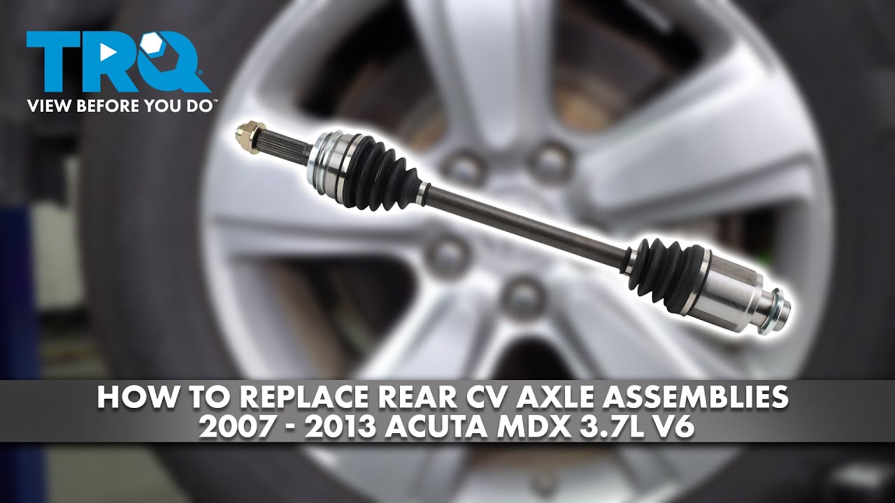 Как заменить задние карданные валы в Acura MDX 3.7L V6 2007-2013