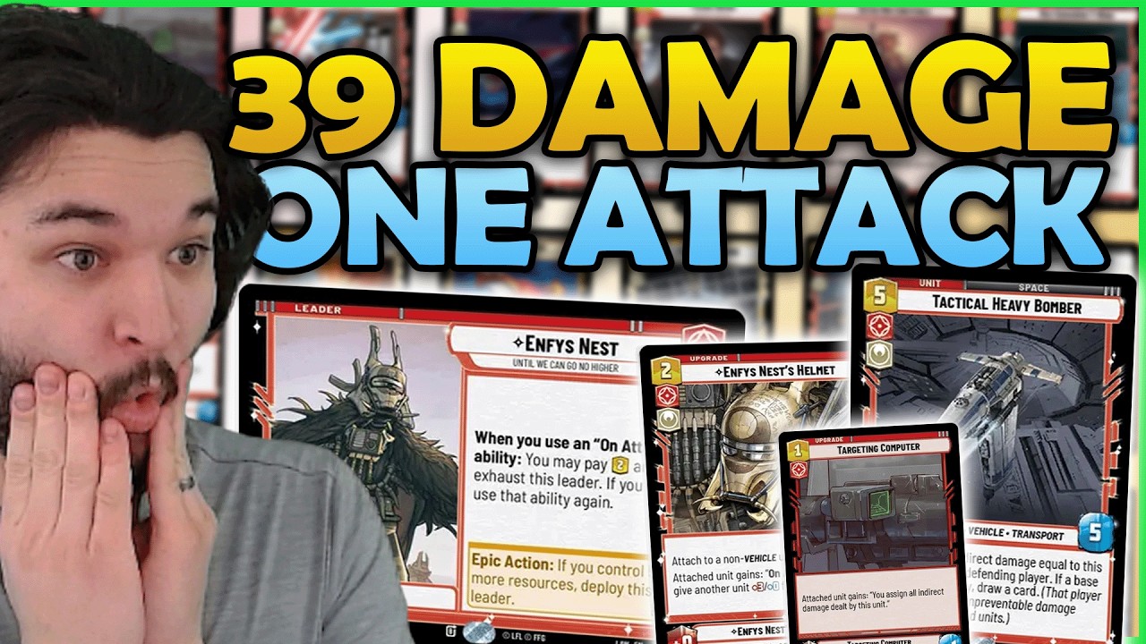 INSANE 39 DAMAGE ONE SHOT SET 7 ENFYS! | Star Wars Unlimited