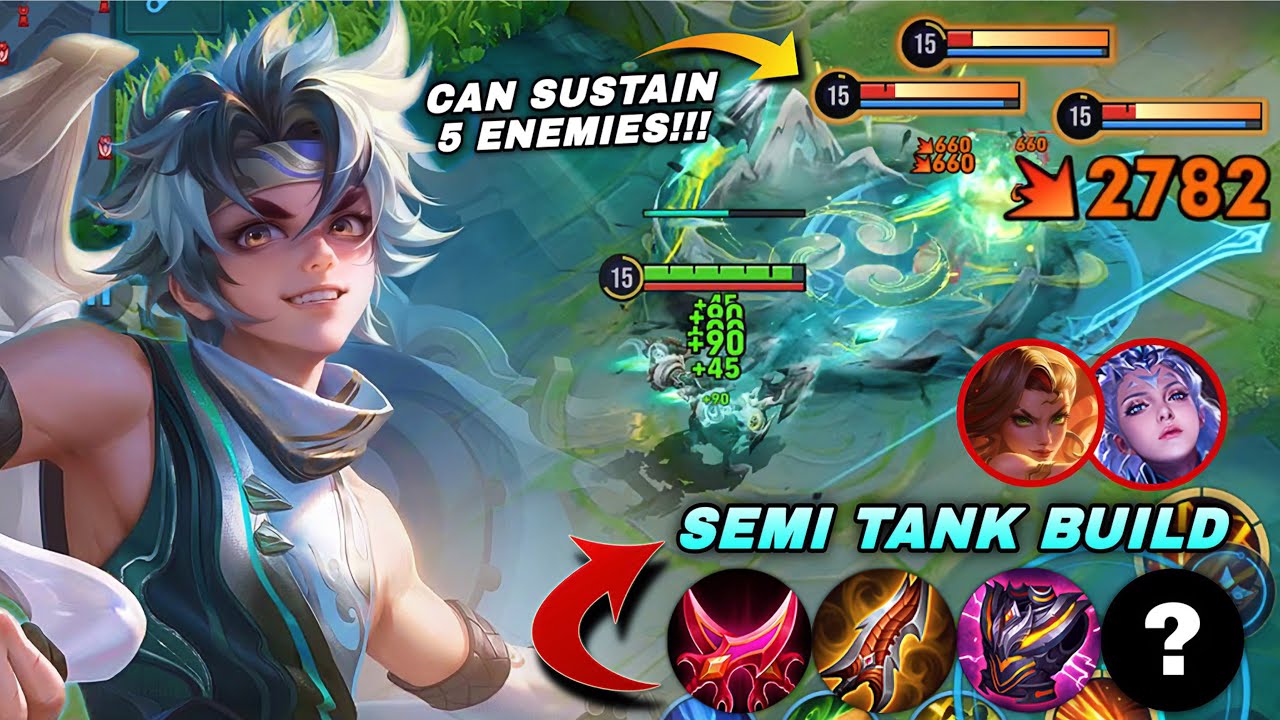 MENGYA SEMI TANK SUSTAIN BUILD CAN EASILY KITE & TANK 5 ENEMIES IN RANK! | MENGYA BUILD & ARCANA