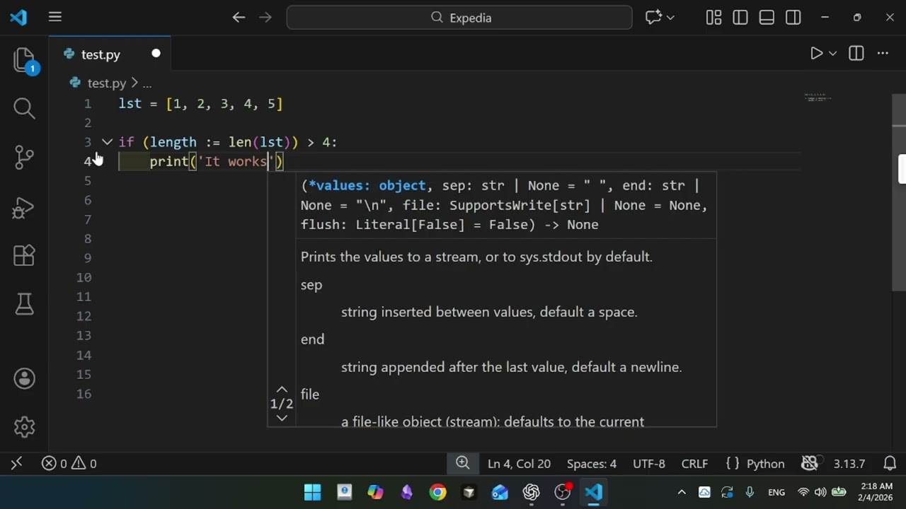 (In Arabic)Learn Python for beginners- #046 - Walrus Operator - تعلم بايثون للمبتدئين