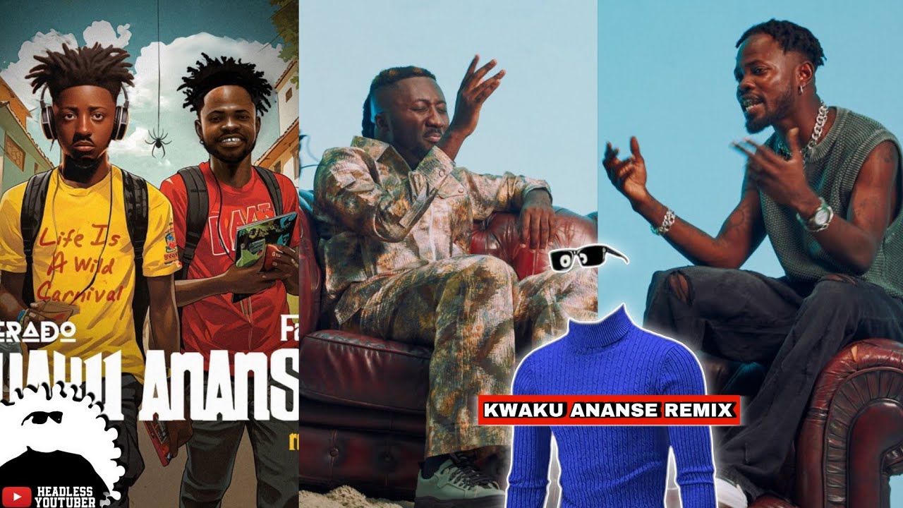 Amerado and Fameye drop the hottest remix in Ghana || Kwaku Ananse Remix 🔥