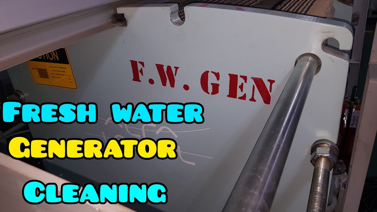 fresh water generator cleaning maintenance