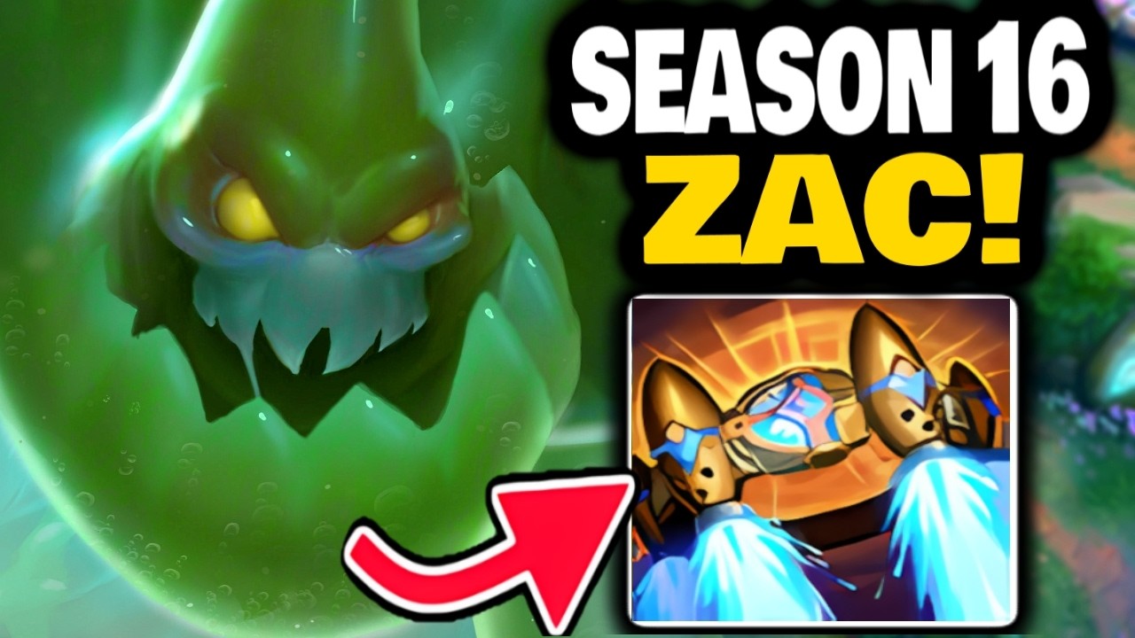 HOW to ZAC jungle in SEASON 16!!!