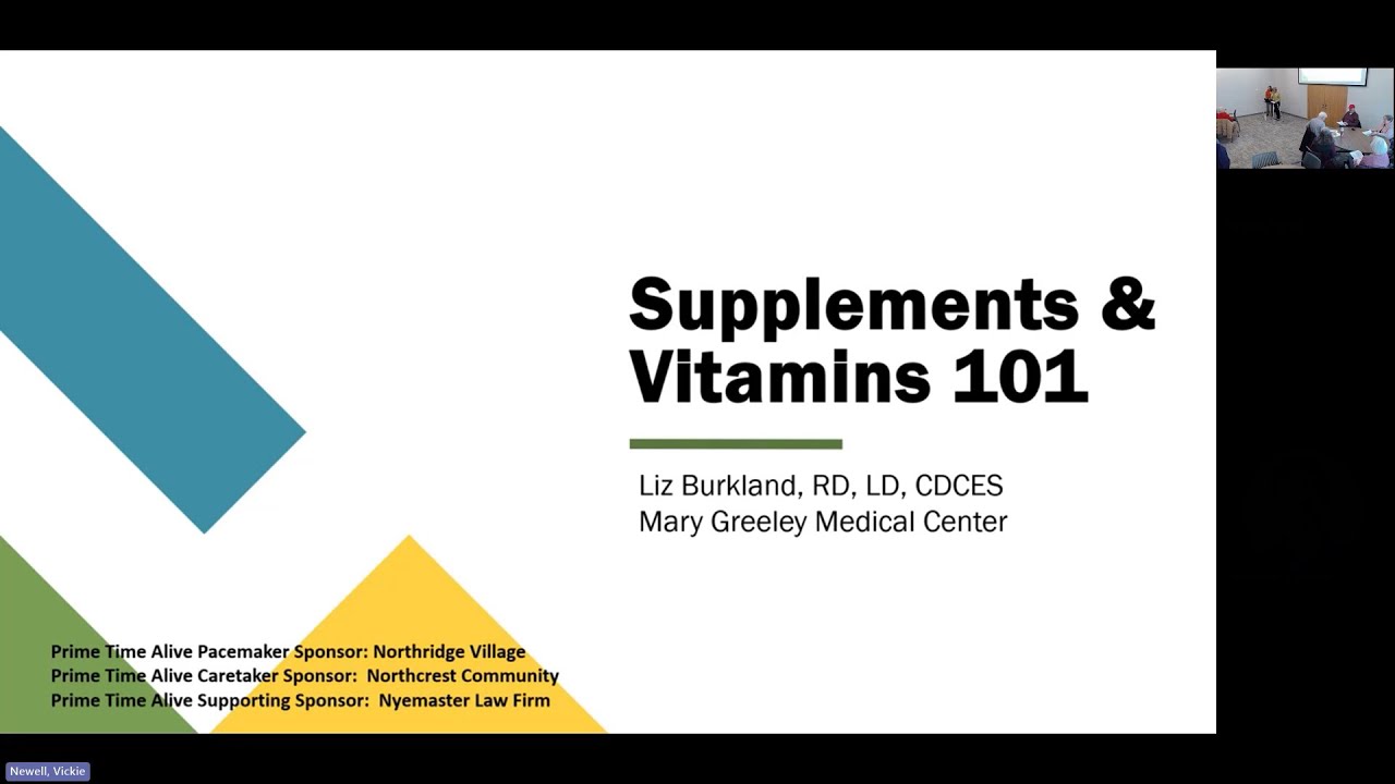 Prime Time Alive- Supplements and Vitamins 101 1/21/26
