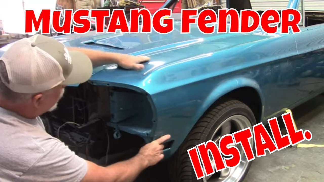 Установка крыльев на классический Mustang. Советы и рекомендации. Jade, часть 84.