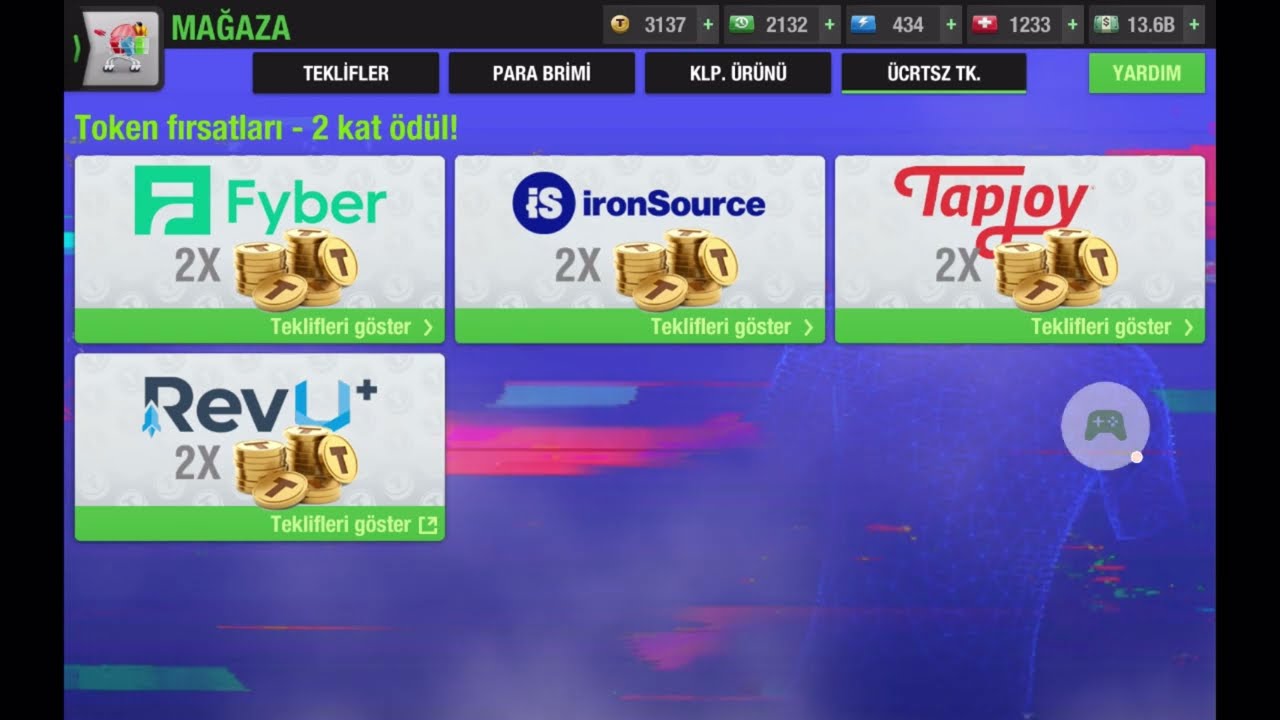 Top Eleven x2 Token Kazanma G&ouml;revleri