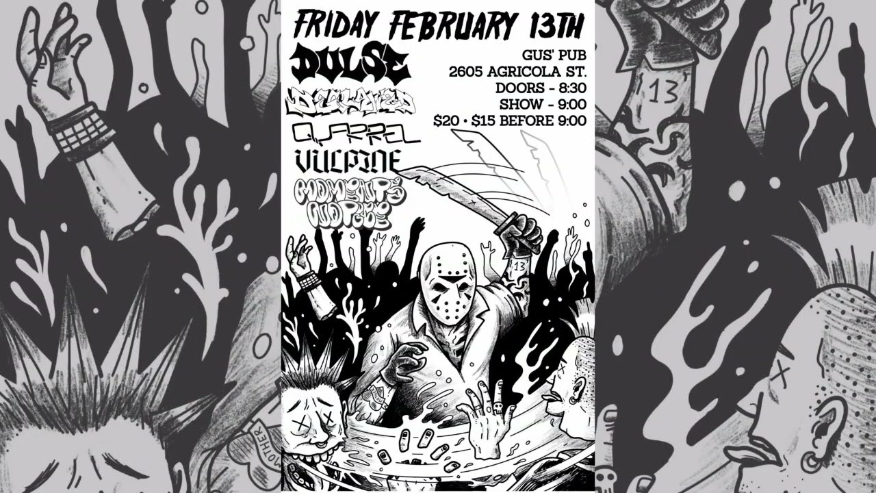 Quarrel - Live @ Gus' Pub (February 13, 2026)