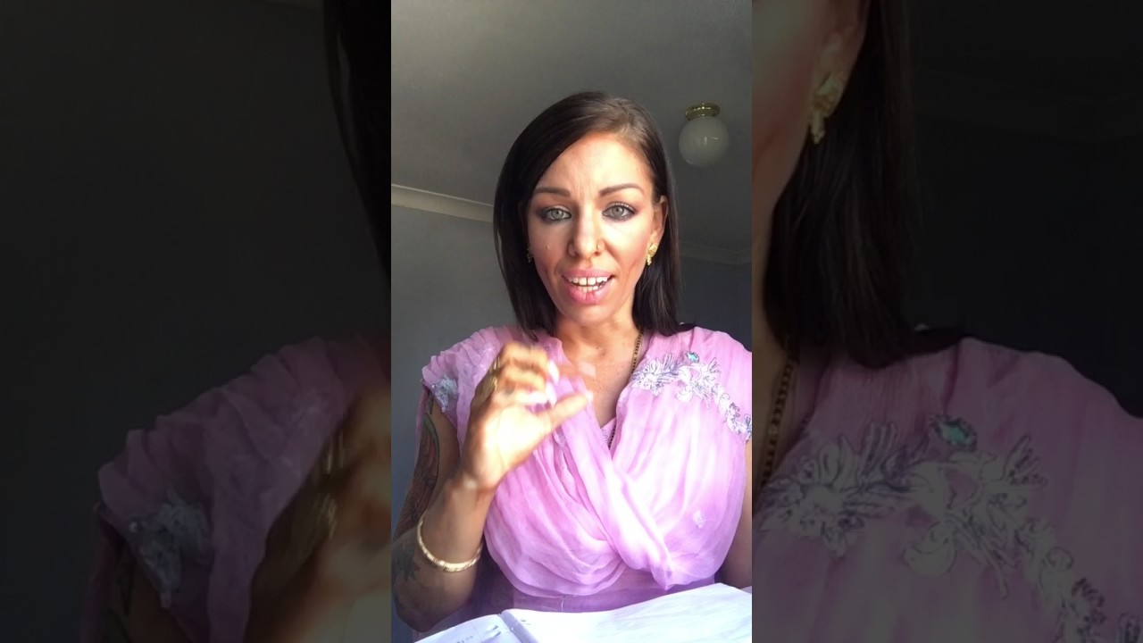 White girl speaking punjabi. Teaching Punjabi. Learn Punjabi. White girl speaks punjabi