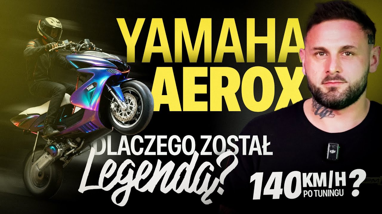 JAK MAŁY SKUTER PODBIŁ POLSKIE OSIEDLA? - YAMAHA AEROX 50👑 (historia legendy)