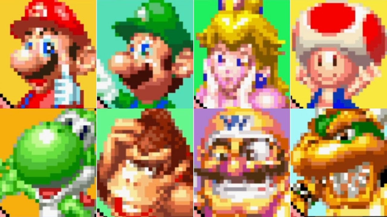 Mario Kart: Super Circuit // All Characters