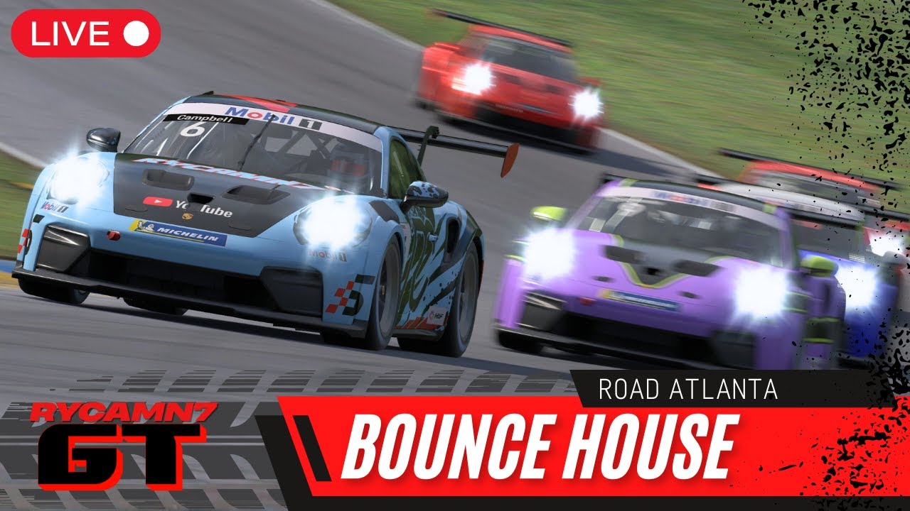 LIVE Get Your Bounce On | iRacing Porsche Cup Road Atlanta