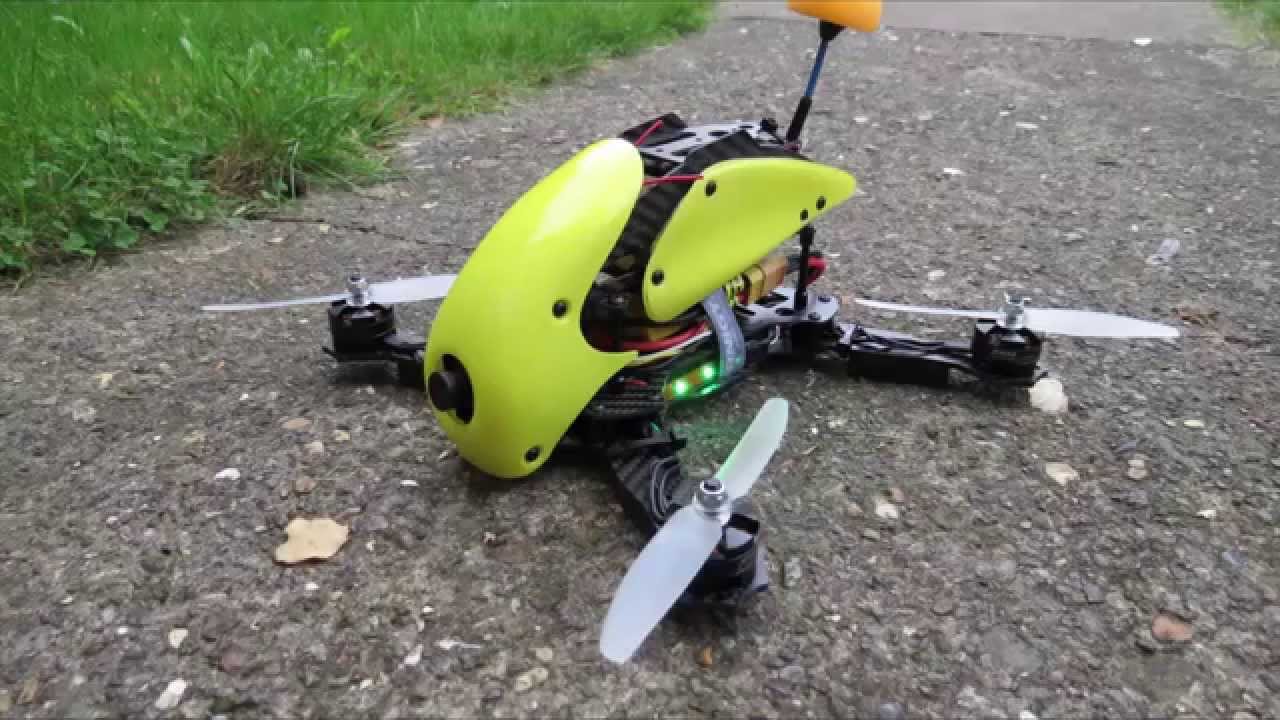 Robocat 270 Quadcopter maiden test flight