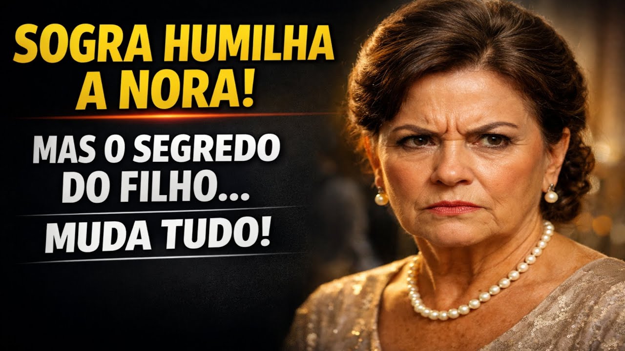 Sogra HUMILHA nora em festa de família, mas o segredo que o filho revela MUDA TUDO.