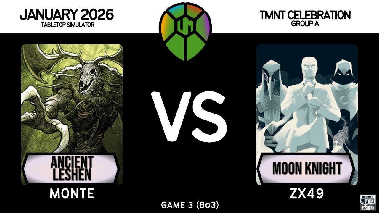 Ancient Leshen (Monte) vs Moon Knight (ZX49) │ Restoration Games  - TMNT Celebration │Game 3