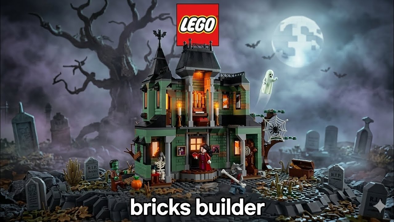 [LEGO 31167] Haunted Mansion Speed Build 🏚️ | Creator 3in1 Build & Review