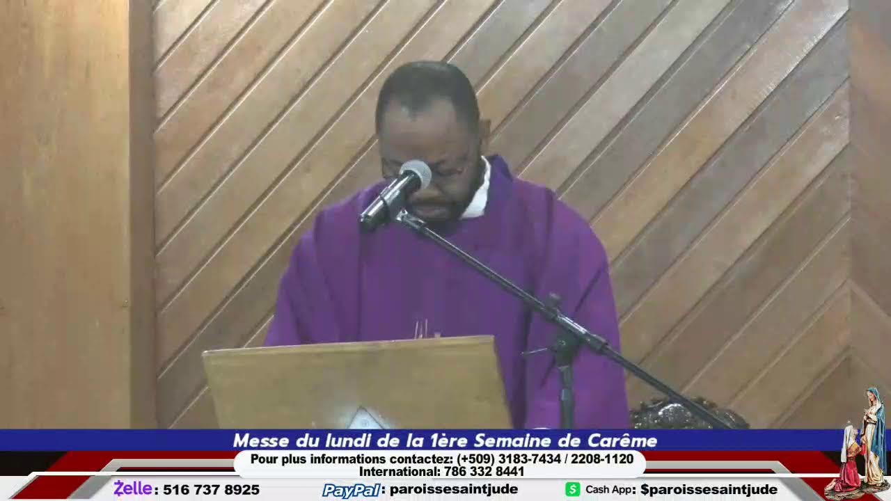 Messe du lundi de la 1ère Semaine de Carême