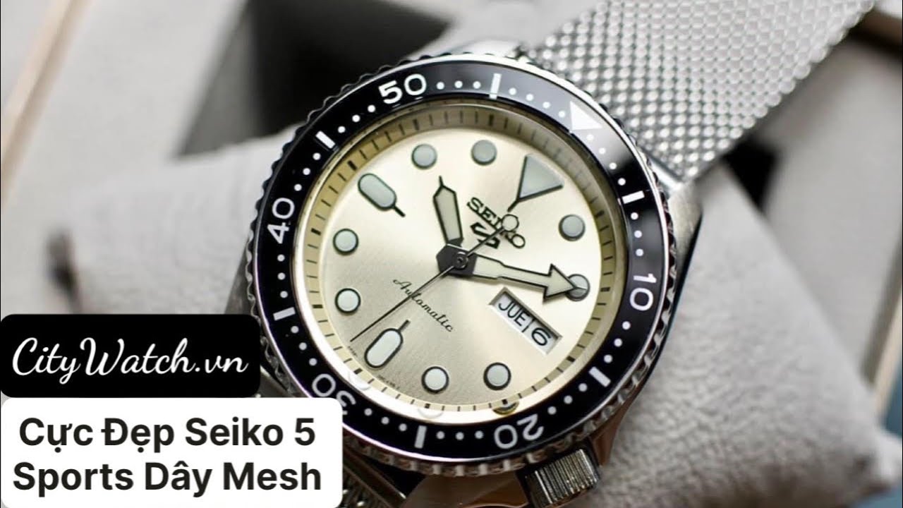 [Review] Seiko 5 Sports SRPE75K1 (SRPE75) | Li&ecirc;n hệ: 0938777234 (zalo) | CITY WATCH VN