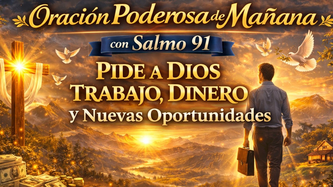 Oración Poderosa de la Mañana con Salmo 91 | Pide a Dios Trabajo, Dinero y Nuevas Oportunidades