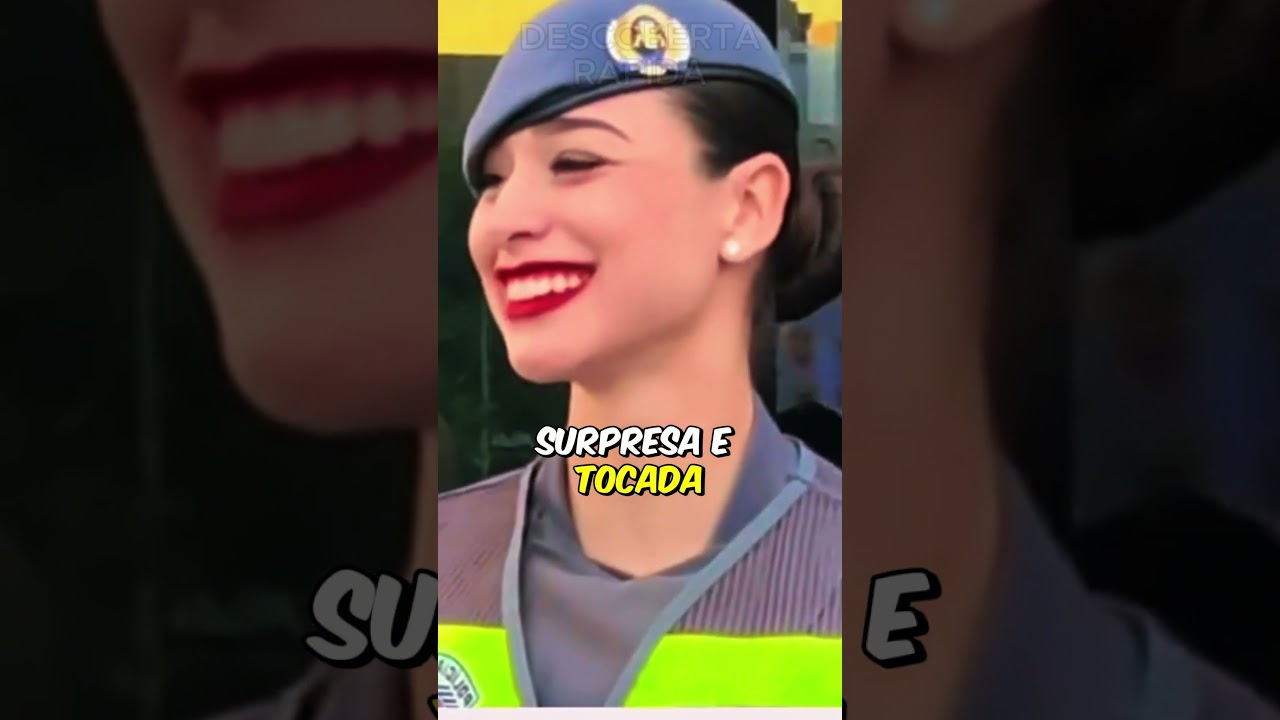 Um gesto simples que emocionou uma LINDA Agente ❤️ #respeito  #coragem  #emocao