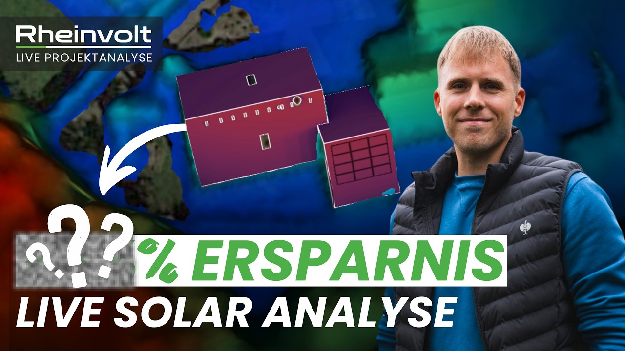 Photovoltaik: So viel spart dein Haus wirklich (LIVE Analyse bei problematischer Verschattung)