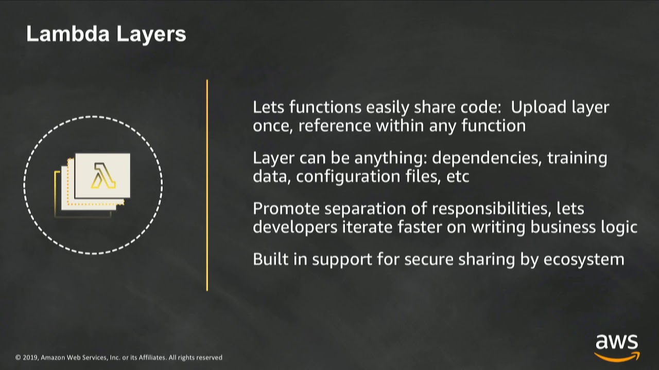 AWS Lambda Layers, the Runtime API, and Nested Applications