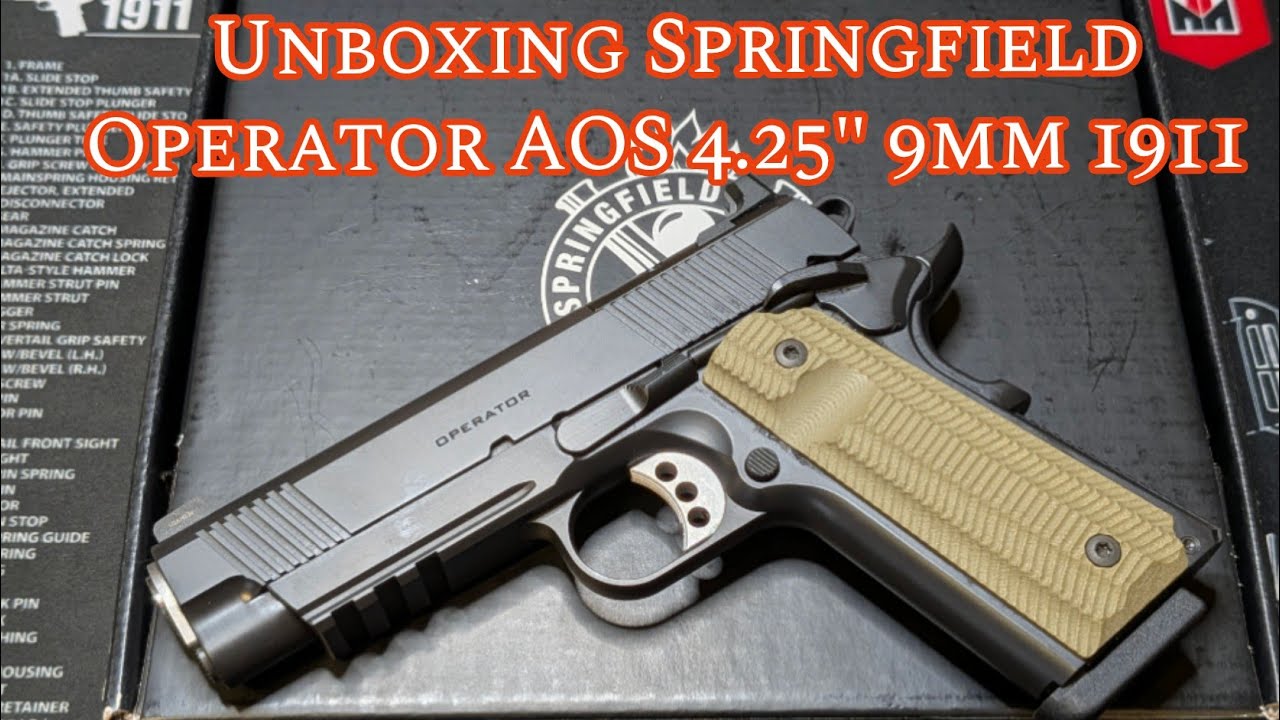 Unboxing Springfield Armory Operator AOS 9mm 1911