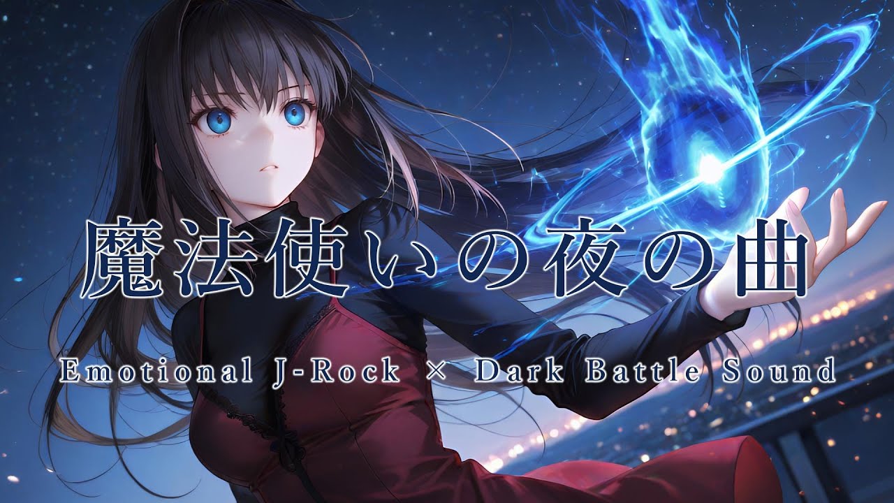 【Playlist】魔法使いの夜の曲｜Emotional J-Rock × Dark Battle Sound × Anime Epic × 疾走感 × 緊張感