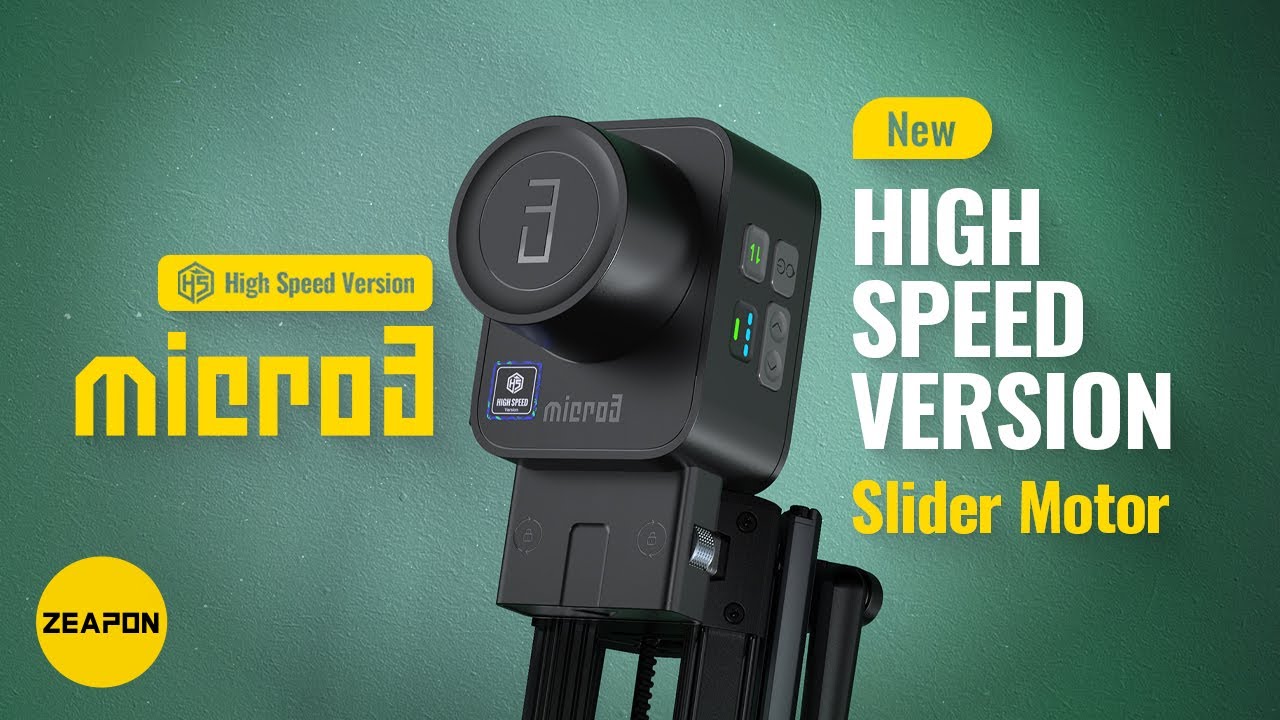 Micro3 Slider Motor High Speed Version Official Video - New Launch!