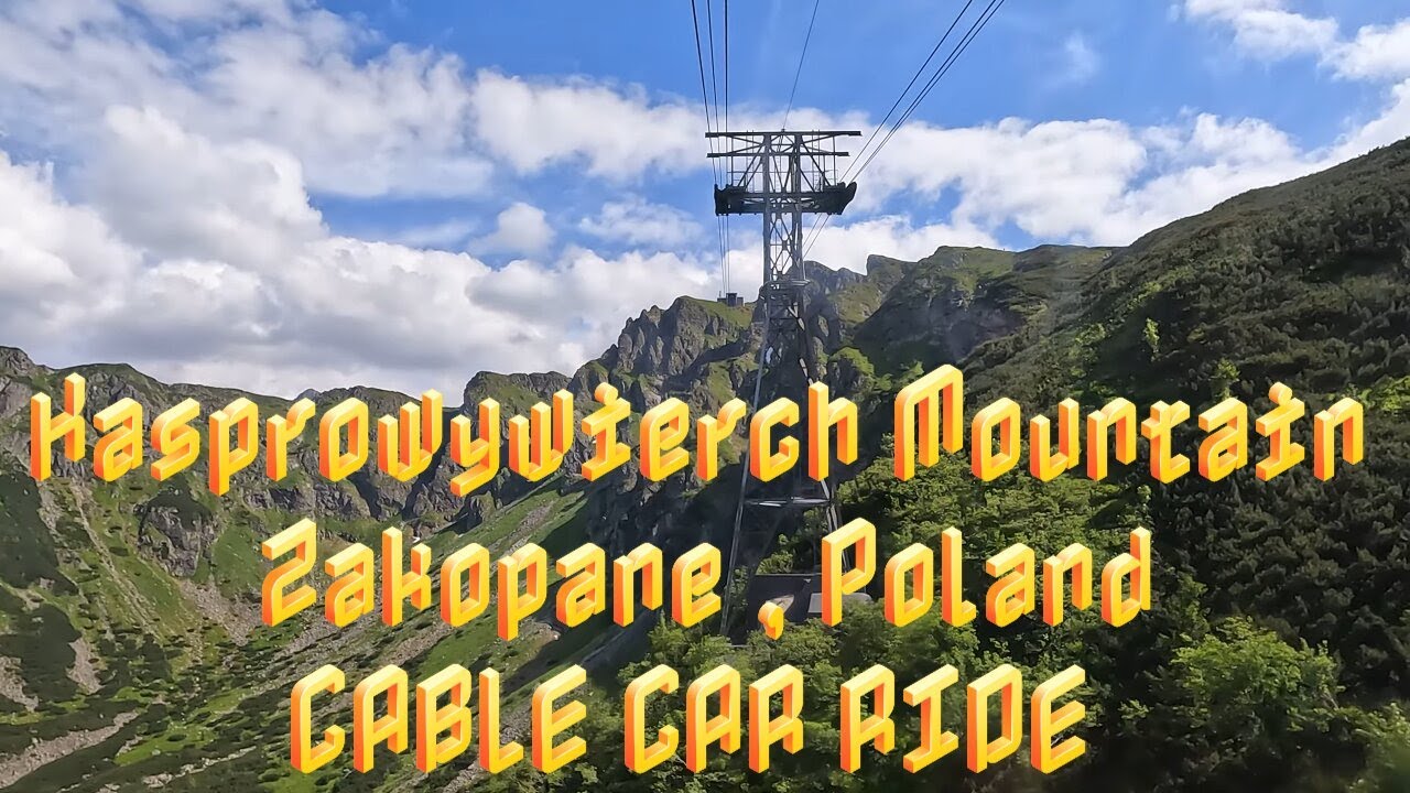Experience The Thrill Of Riding The Cable Car In Kasprowywierch Mountains in Zakopane , Poland