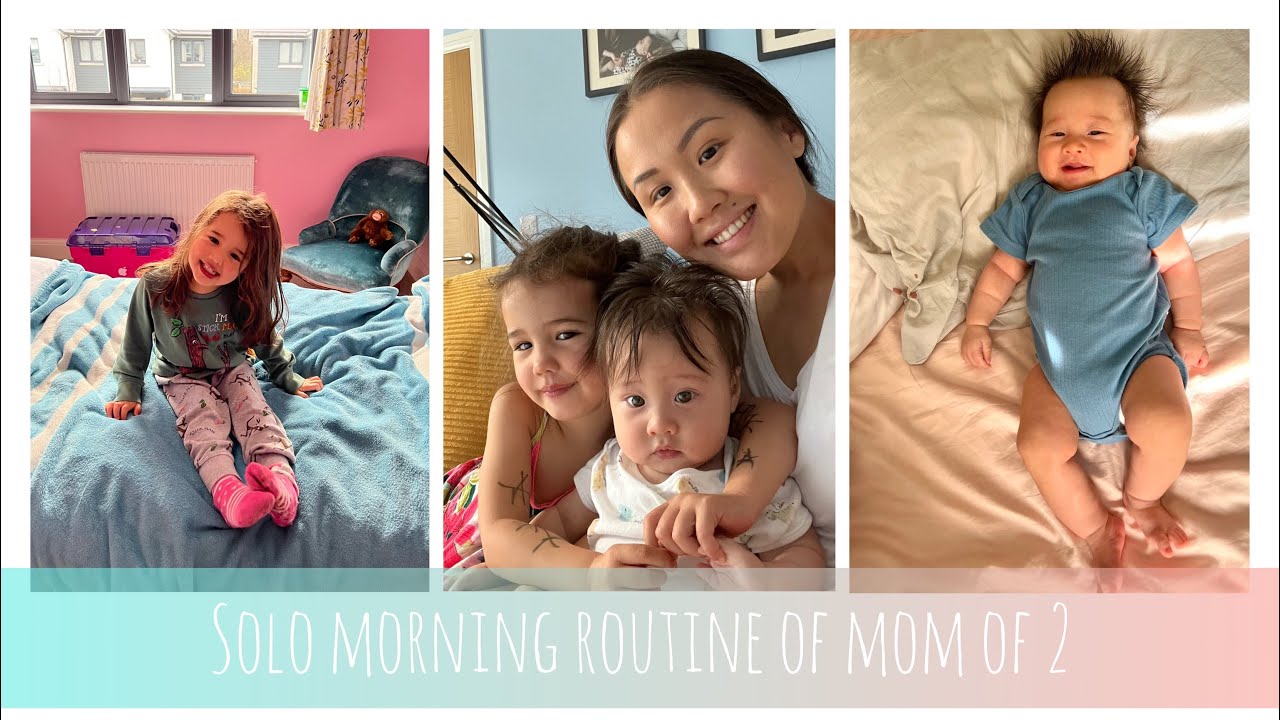 SOLO MORNING ROUTINE/ MOM OF 2 / PRESCHOOL AND BABY 