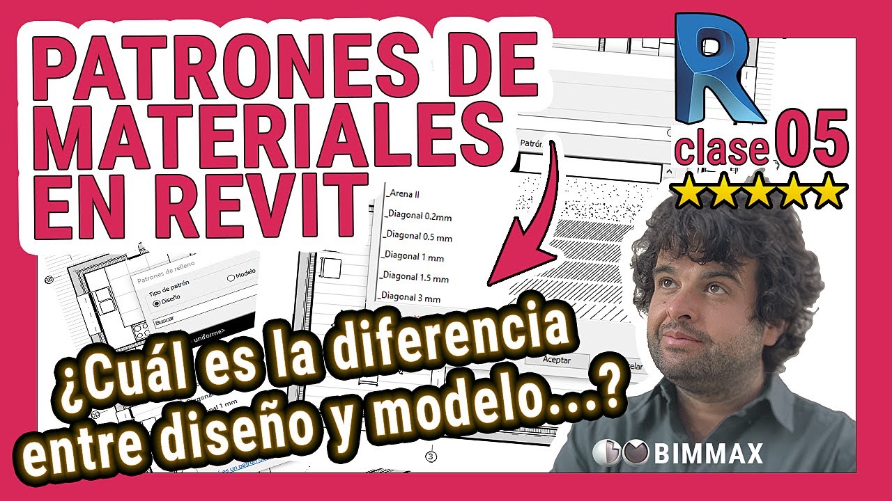 MATERIALES en REVIT ✅ Diferencias entre patrón de sombreado de DISEÑO y MODELO