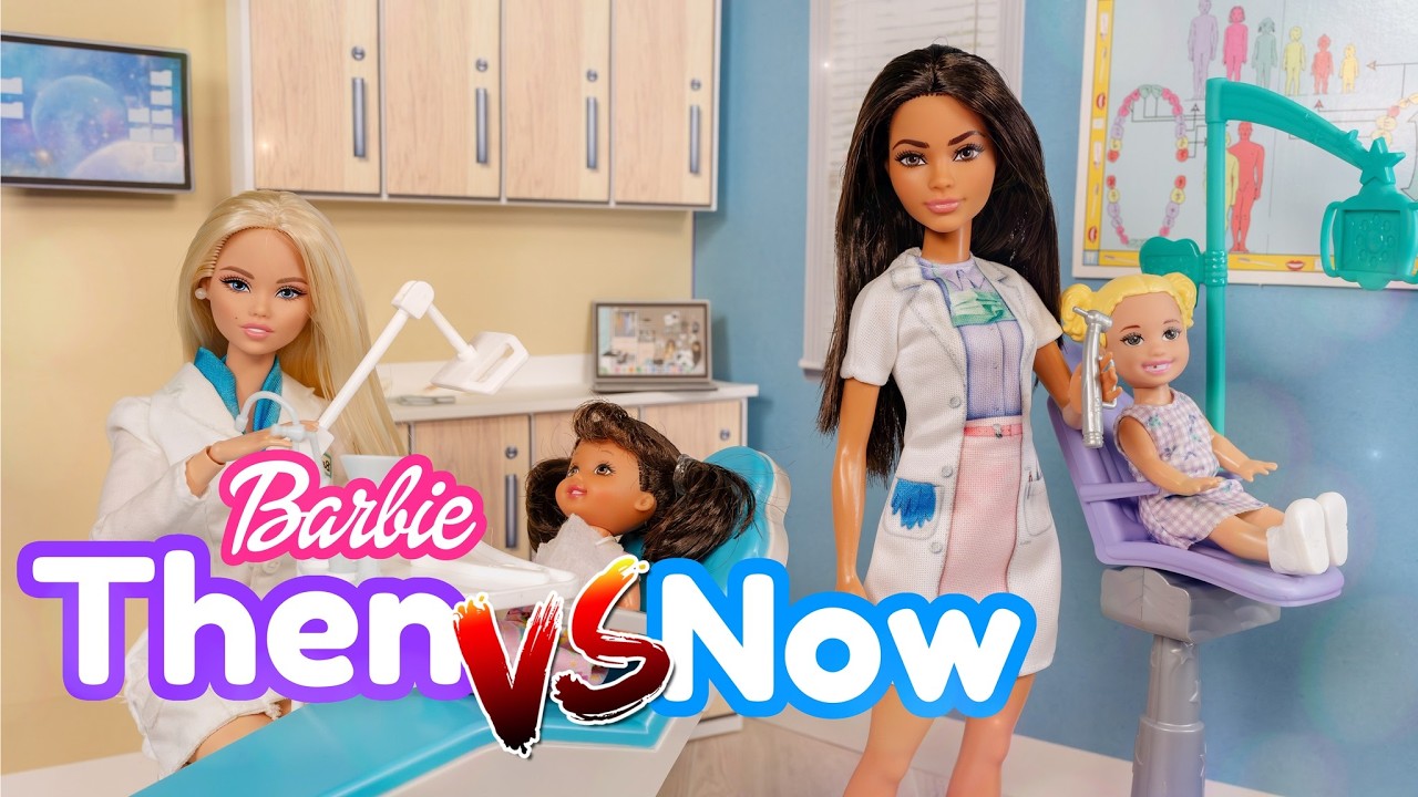 Verses : Barbie Dentist Then vs Now | 2025 Play Set VS 1997 Play Set