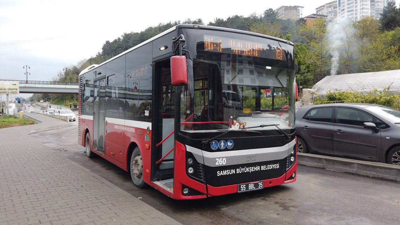 SAMULAŞ | R6B ile Baruthane - Otogar Arası Otobüsle Seyahat