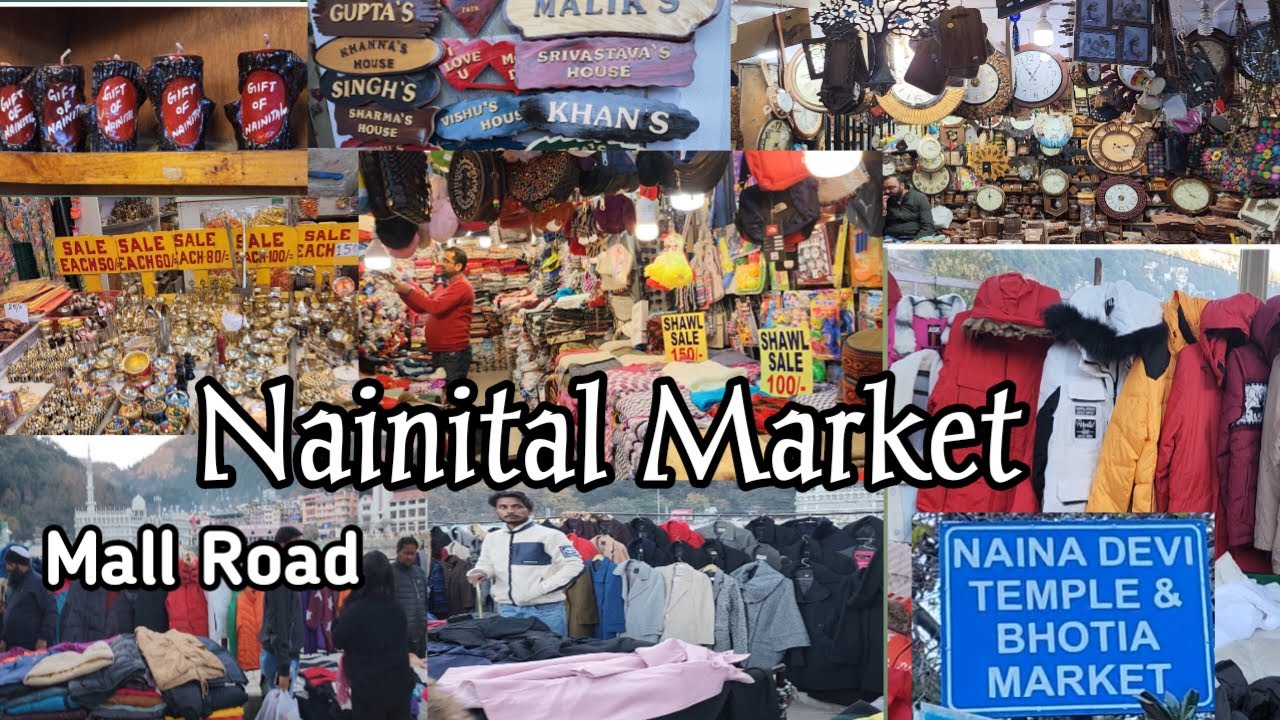 Nainital Market Full Tour, Mall Road, Tibetan Market, Lake view #explore Nainital #bhotiamarket