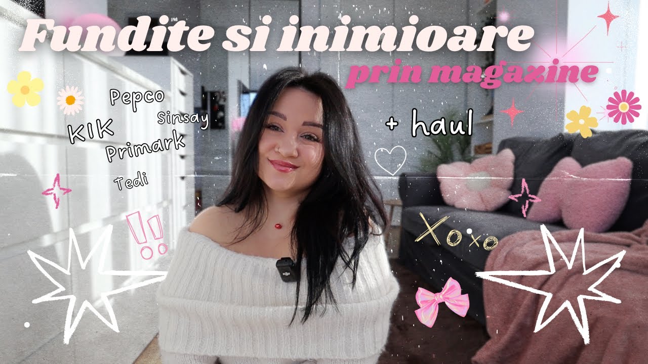 In cautare de decor cu fundite si inimioare prin magazine 🎀 Haul Pepco, Kik, Sinsay si Primark