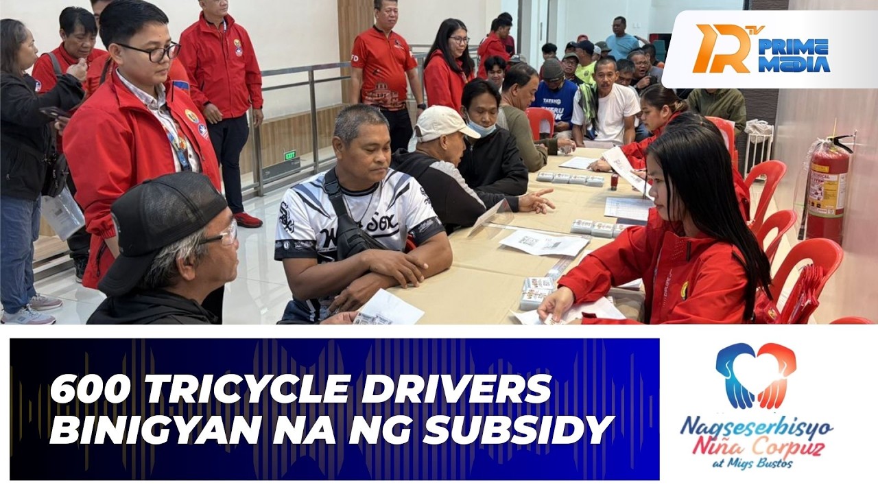 600 Tricycle Drivers Binigyan na ng Subsidy ng DSWD | Nagseserbisyo Niña Corpuz