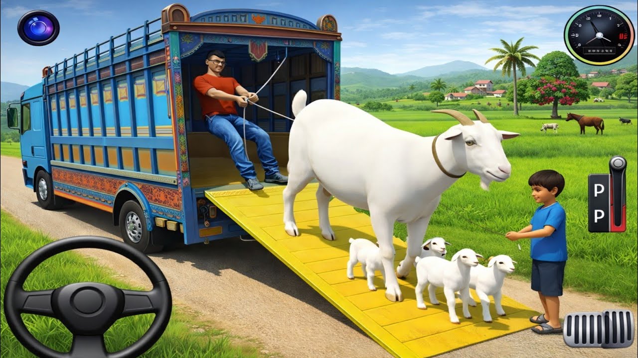 Animal Cargo Truck Driving Game 3D - Animal Transport Cargo Truck 2024 - Android Gameplay.